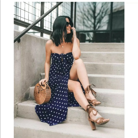 🆕 ↙️ VINTAGE POLKA➖DOT MAXI 🔹 - Picture 4 of 6